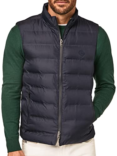 Hackett London Herren LW Gilet Oberbekleidung Weste, Blue (Navy Blazer), im Sale